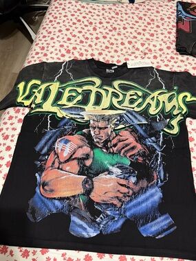 Vale Forever - Guile street fighter Valley Dreams distressed graphic tee